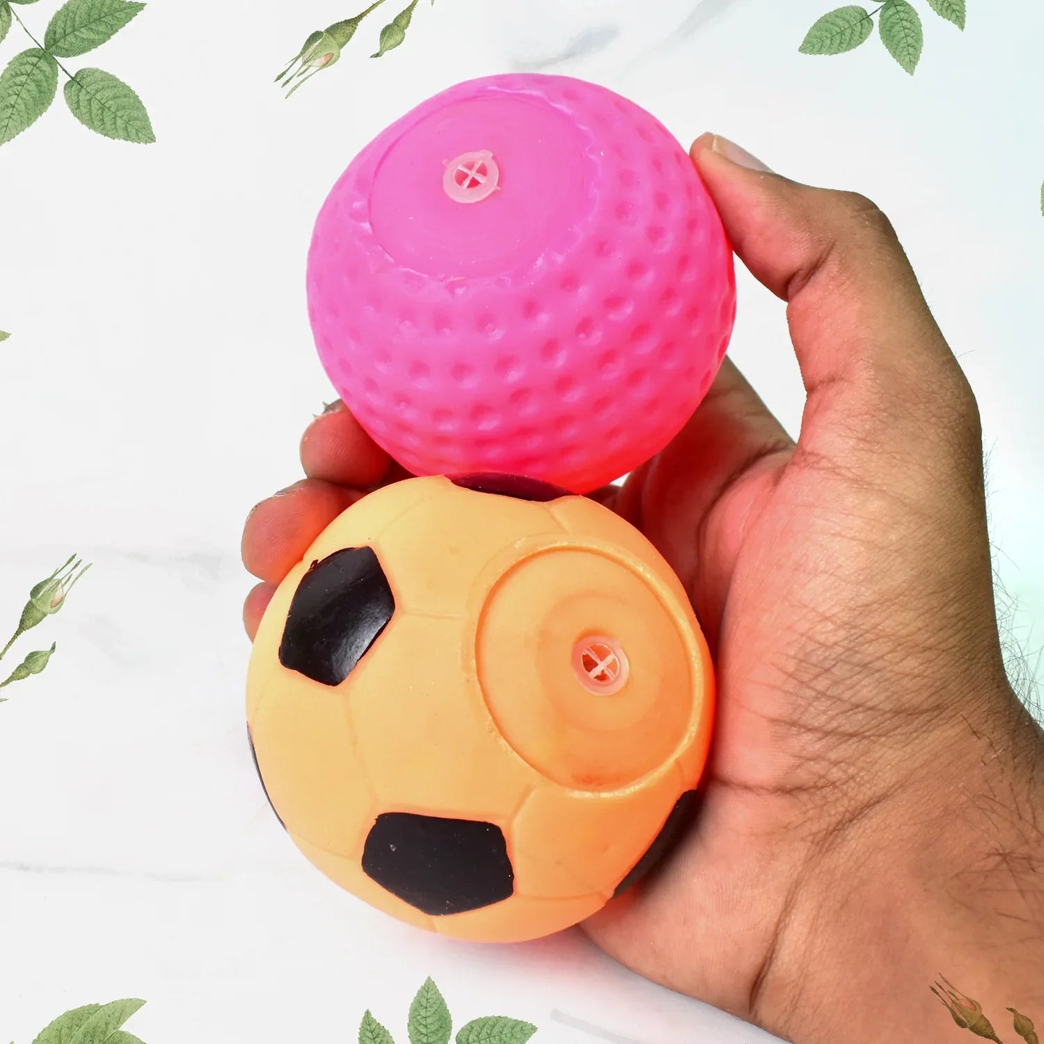 Sports Squeeze Ball Toy Set Of 3 Soft Balls For Kidstoy For Kids - Zidbik