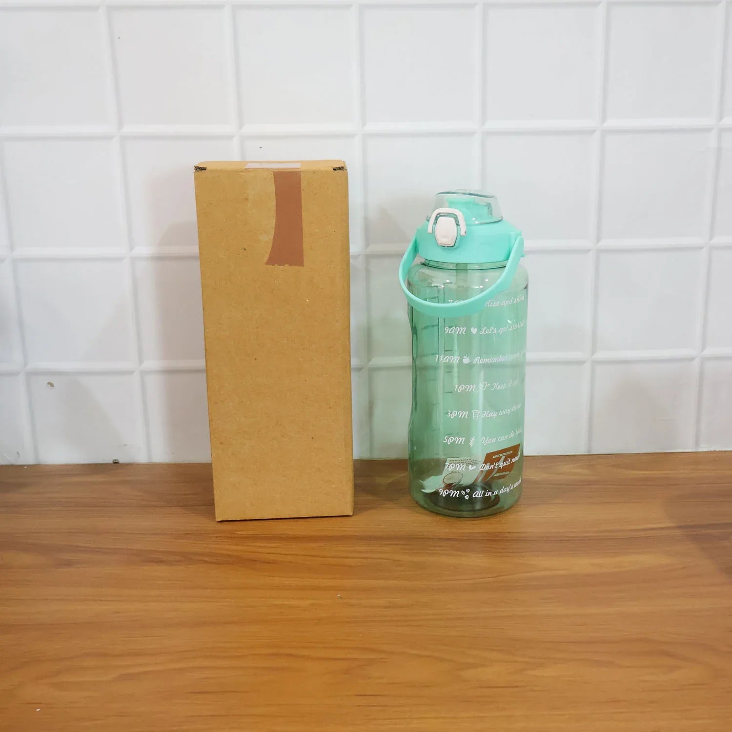 2 Litre Large Capacity Leakproof Sports Water Bottle (1 Pc) - Zidbik