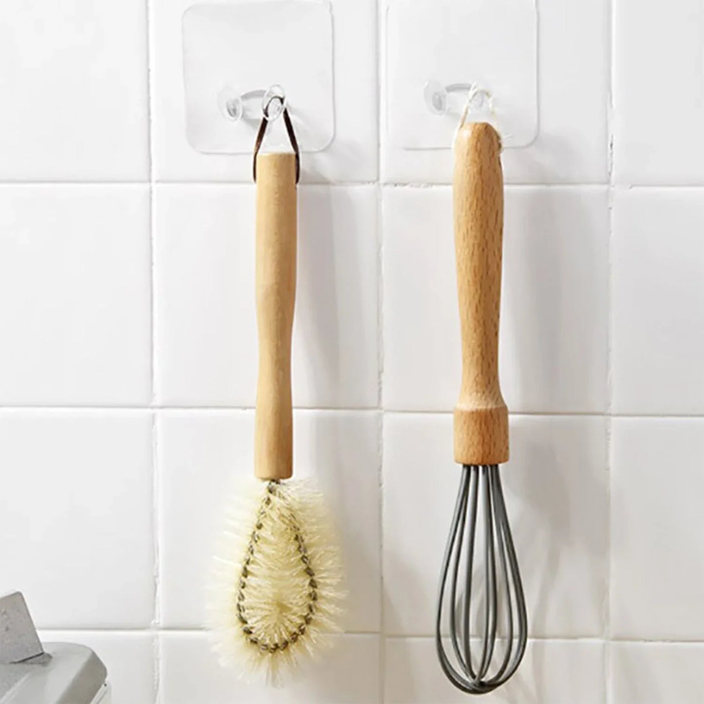 4861 Transparent Multi-function Wall Storage Hooks - Zidbik