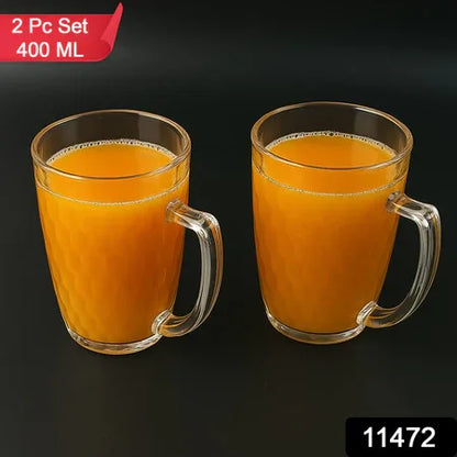 Apex Mocktail Mug Glass (2 Pc Set 400 Ml) - Zidbik