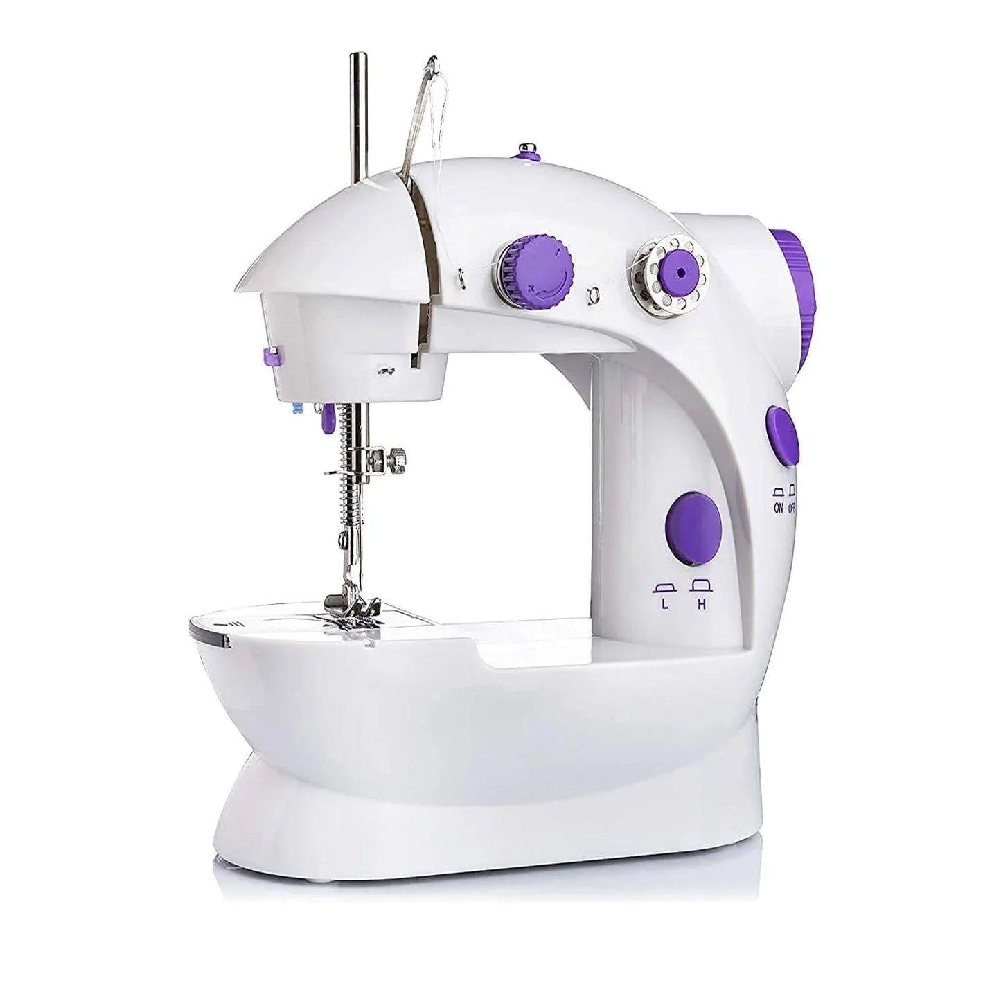12917 Home Tailoring Sewing Machine With Extension Table Set Foot Pedal Adapter Mini Electric Silai Machine Portable Stitching Machinetailoring Machine - Zidbik