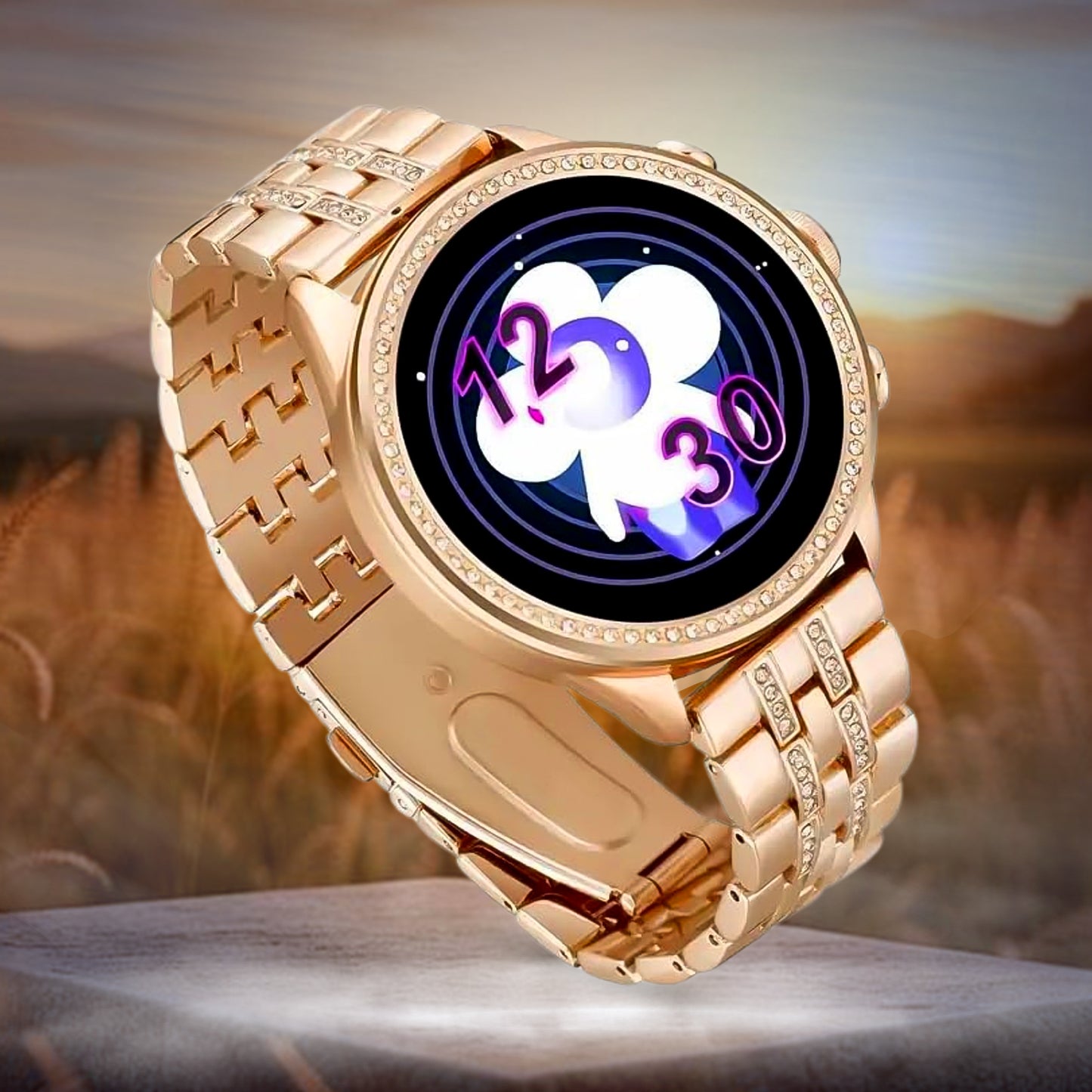 Gen 9 Diamond Strap Latest Smartwatch Hd Display 2 Straps (1 Set) - Zidbik