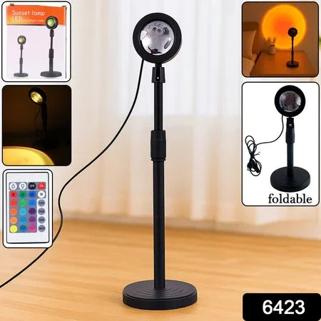 6423 4 Colors Sunset Lamp Sunset Projection Lamp Led Night Lights - Zidbik