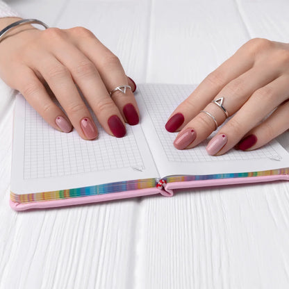 Professional Nail Filer Double Sided For Nail Shaper Nail File (9 Cm 2 Pc Set) - Zidbik