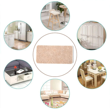 9134 Furniture Pad Square Felt Pads Floor Protector Pad For Home All Furniture Use (Pack Of 4 Pc) - Zidbik