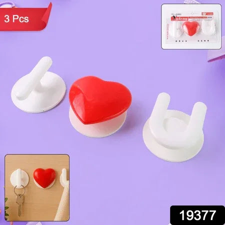 Adhesive Wall Hook Set For Kitchen Bathroom Home (3pc) - Zidbik