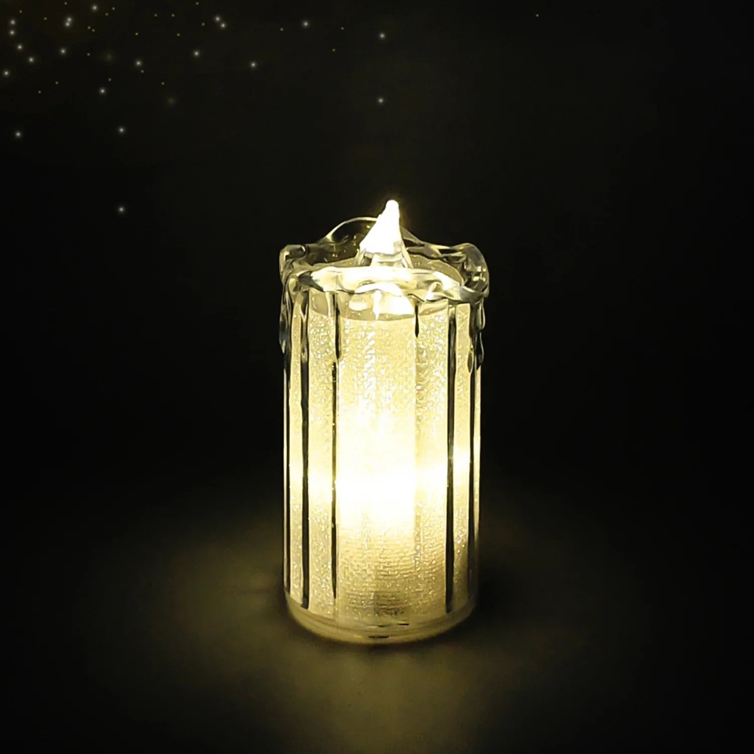 24 Pc Flameless And Smokeless Decorative Melting Candles Led Tea Light Candle Flickering Electronic Candle - Zidbik