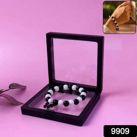 Elegant Black And White Fancy Bracelet (1 Pc) - Zidbik