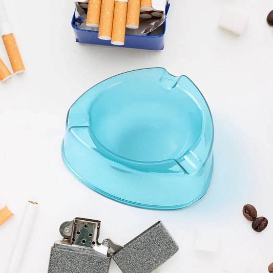 Oblivion Transparent Plastic Ashtray (Mix Color 1 Pc) - Zidbik
