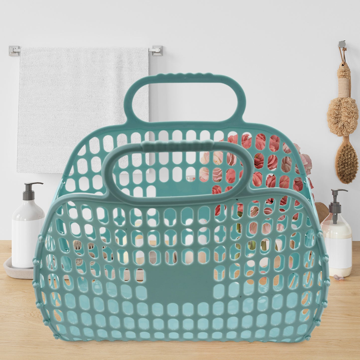 0761 Grocery Vegetable Foldable Smiley Non-woven Fabric Shopping Bag - Zidbik