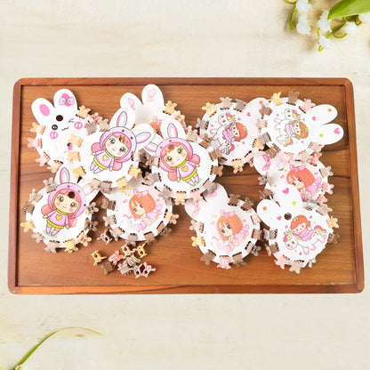 Mini Claw Hair Clips Set For Girls (12 Pkt 1 Set) - Zidbik