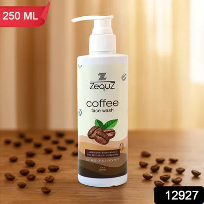 Zequz Coffee Face Wash - (1 Pc 250 Ml) - Zidbik