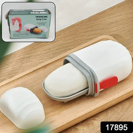 17895 Stylish And Practical Soap Holder For Travel Soap Box With Secure Seal And Non Leak Design Stylish Soap Box For Home Bathroom Hiking Travel Campingcapsule Soap Box (1 Pc) - Zidbik