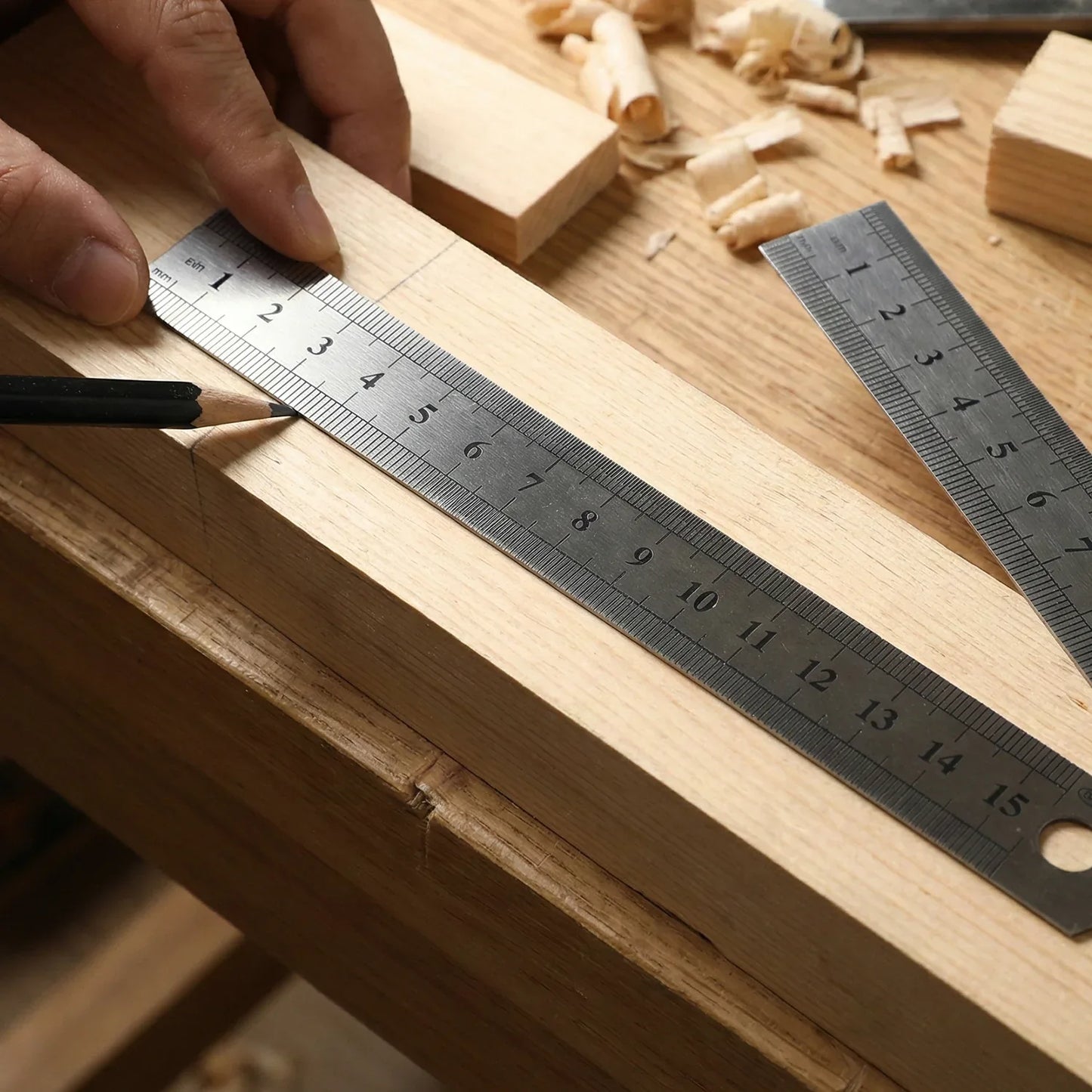 Precision Measuring Ruler Scale (15 Cm 1 Pc) - Zidbik