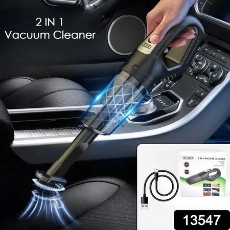 Wireless Handheld Car Vacuum Cleaner 2 In1 Dust Buster (1 Set) - Zidbik