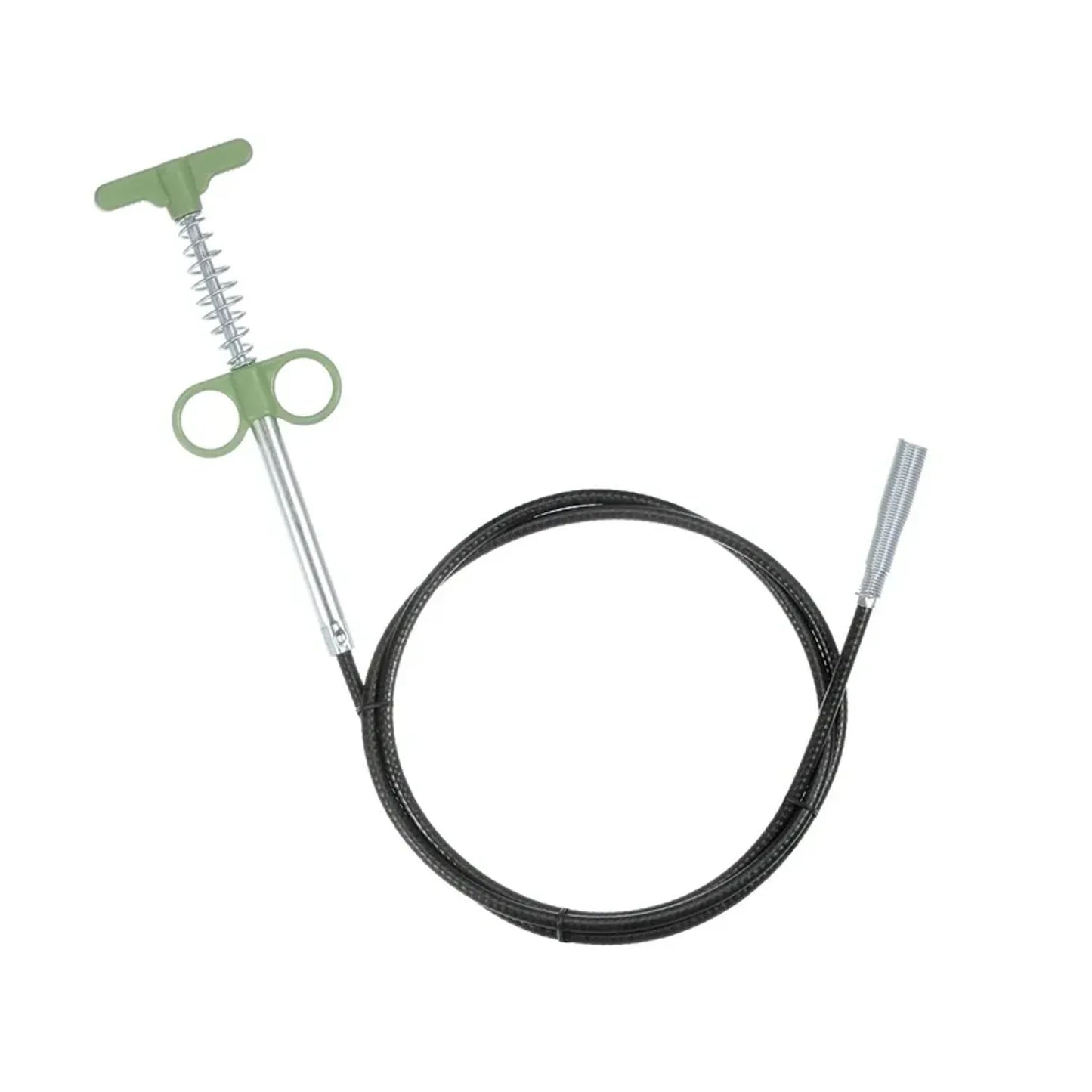 Flexible Spring Drain Cleaning Tool With Hand Grip (1 Pc 157 Cm) - Zidbik