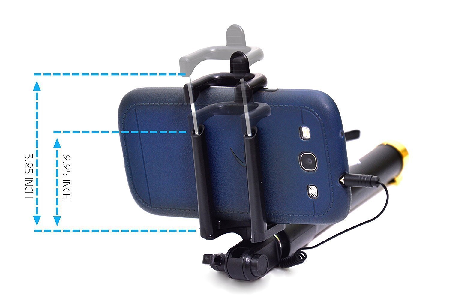 1347 Selfie Sticks Box With Aux Wire For All Smart Phones - Zidbik