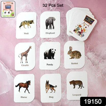 Kidkraft 32-piece Animal Flash Cards Set - Zidbik
