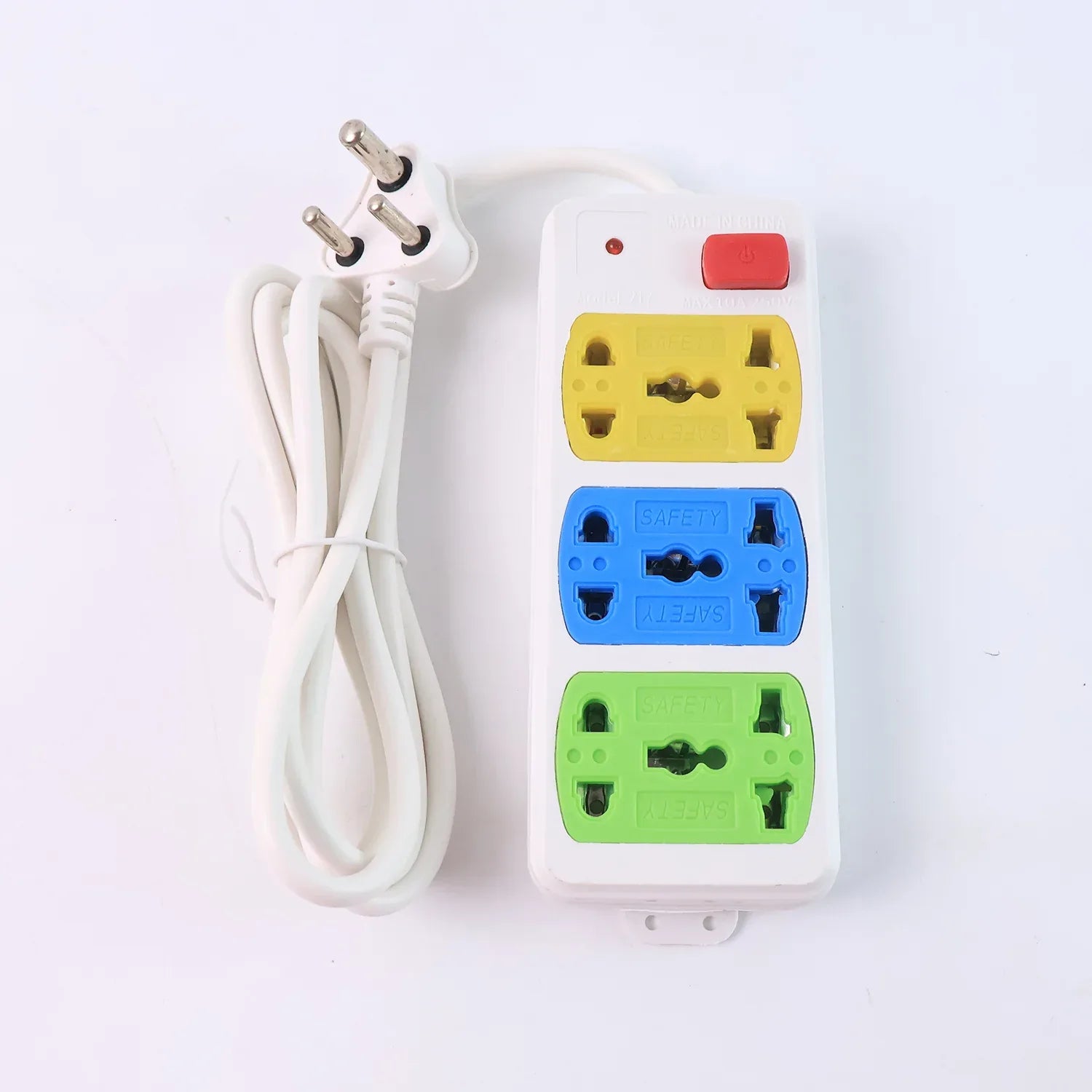 Compact 3-socket Universal Extension Board (1 Pc) - Zidbik