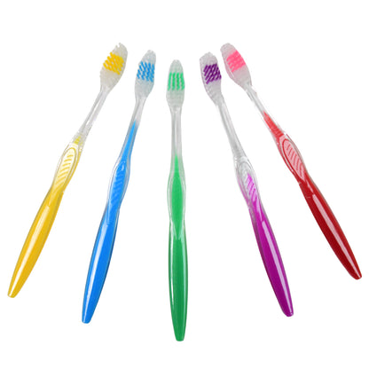 Premium Plastic Toothbrush (1 Pc  Mix Color) - Zidbik