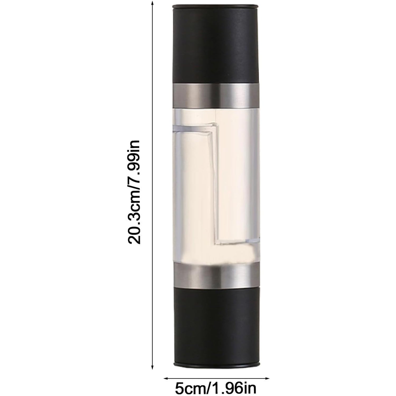 2-in-1 Stainless Steel Salt And Pepper Grinder - Zidbik