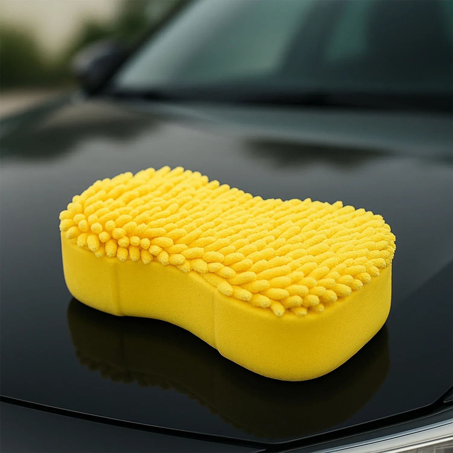 Chenille Microfiber Car Washing Sponge (1 Pc) - Zidbik