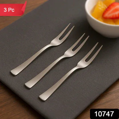 Mini Dessert Fruit Fork - (3 Pc ) - Zidbik