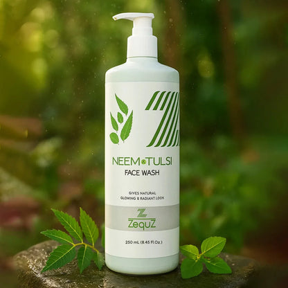 Zequz Neem Tulsi Face Wash - (1 Pc 250 Ml) - Zidbik