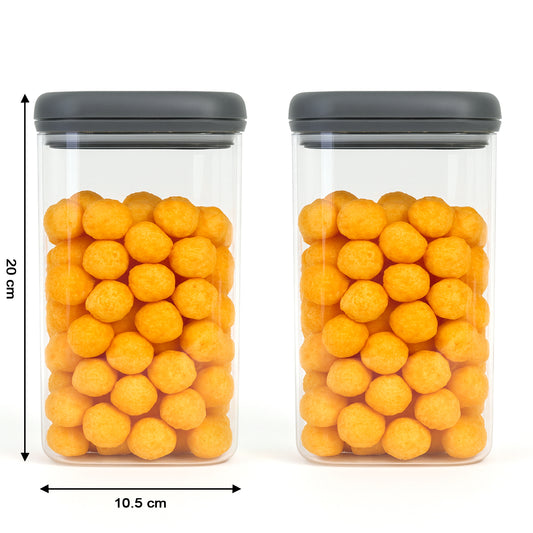 Supermom Airtight Kitchen Storage Containers  (2 Pc Set  1500 Ml) - Zidbik