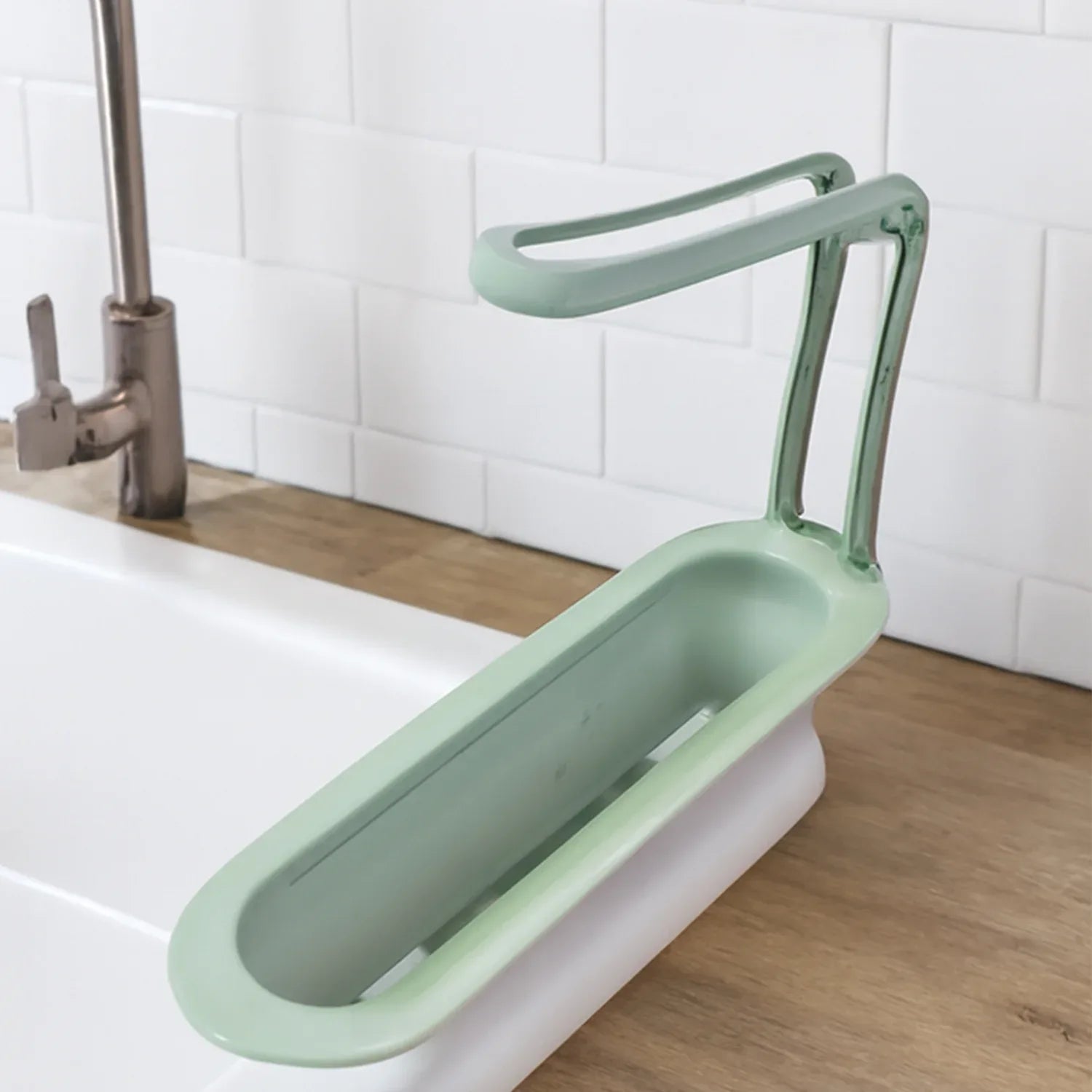 Plastic Telescopic Sink Storage Rack - Zidbik