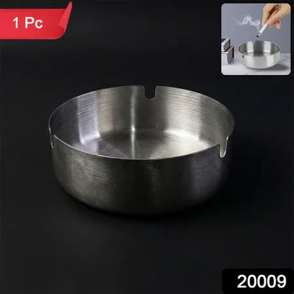 Round Tabletop Cigarette Ashtray With Multiple Rest Slots (1 Pc) - Zidbik