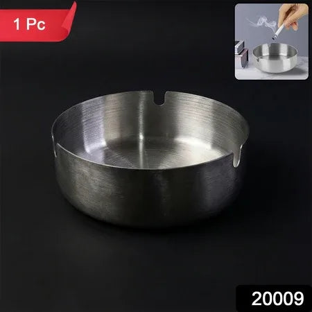 Round Tabletop Cigarette Ashtray With Multiple Rest Slots (1 Pc) - Zidbik