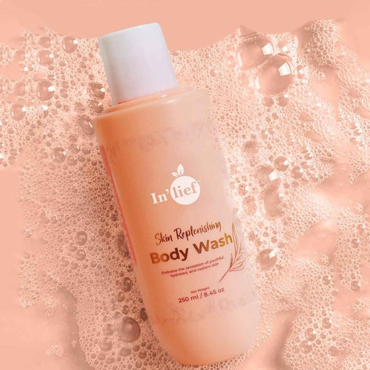 Inlief Nourishing Hydrating Body Wash 250ml - Skin Replenishing Formula - Zidbik