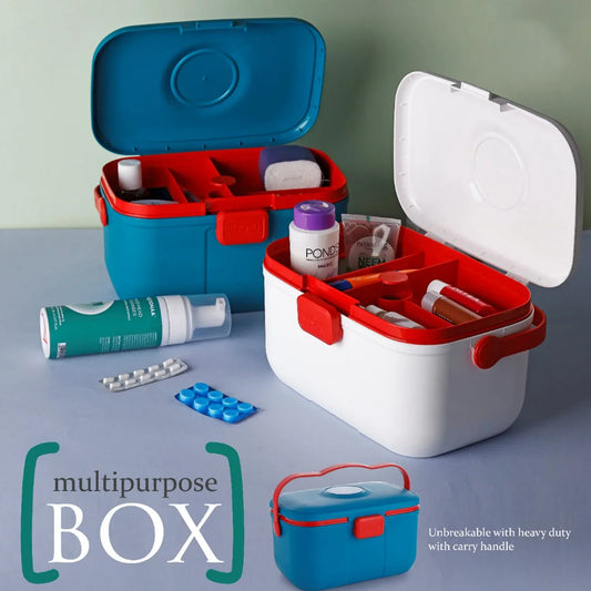 Supermom Multipurpose Storage Box With Handle (1 Pc) - Zidbik