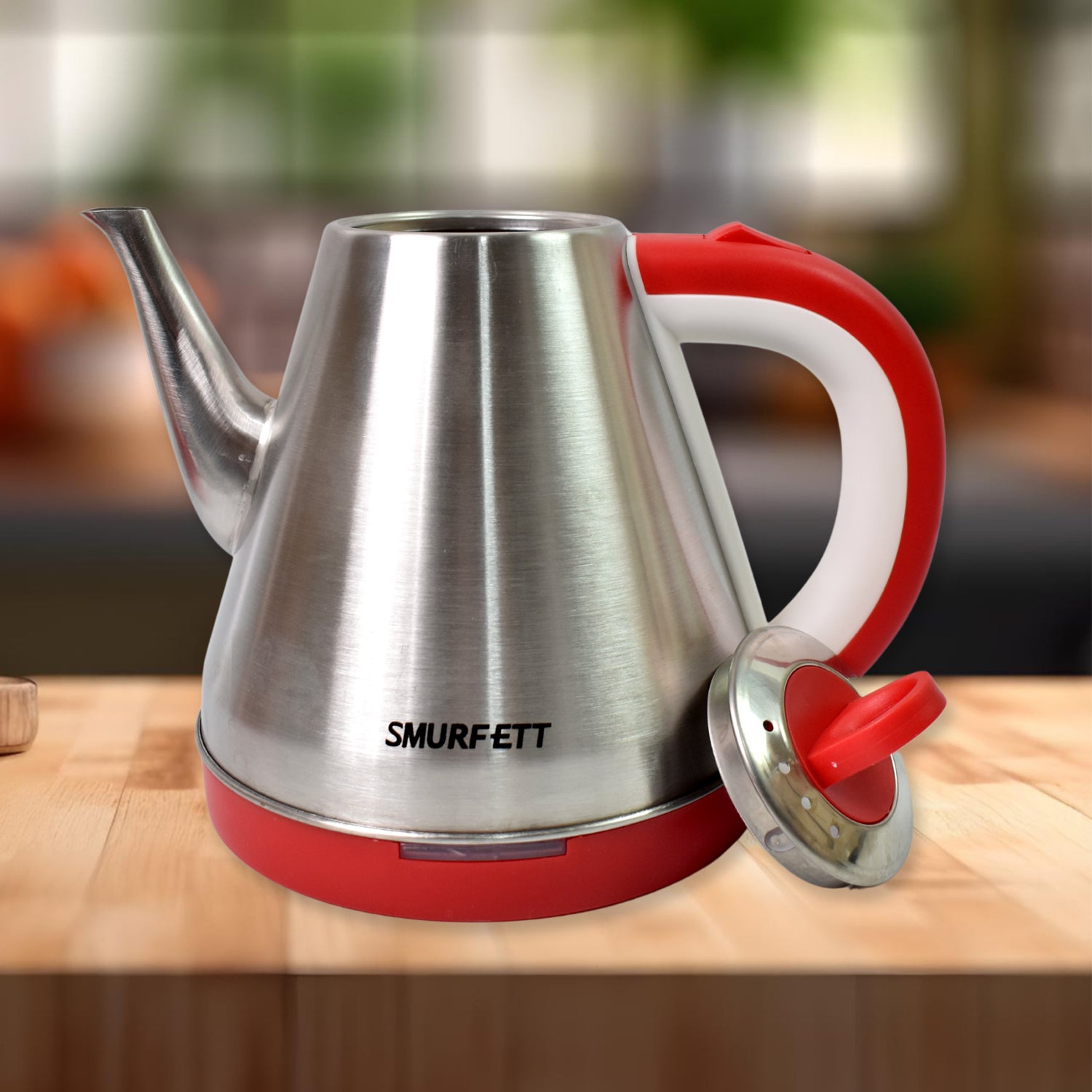 Stainless Steel Large Capacity Electric Kettle (1500w  1.5 Ltr.) - Zidbik