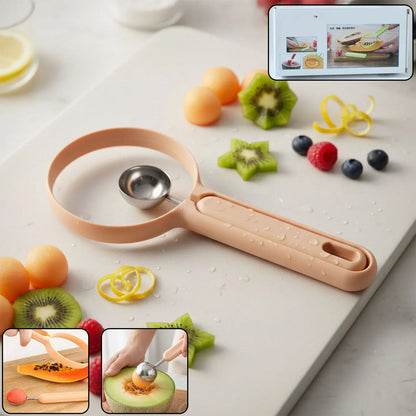 2 In 1 Fruit Scooper And Cutter Tool (1 Pc) - Zidbik