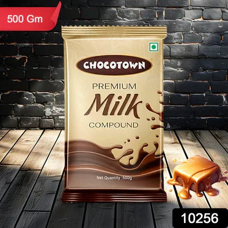 Chocotown Premium Milk Compound Slab (500 Gm) - Zidbik