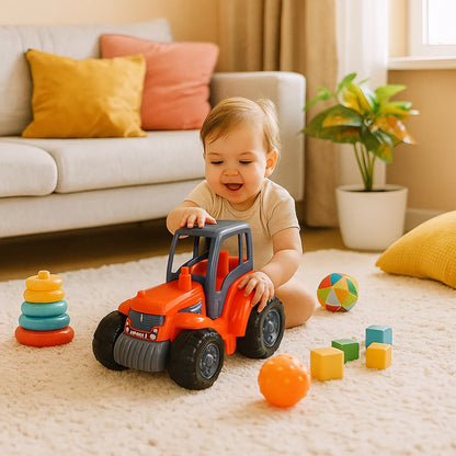 Funwoods Kids Friction Powered Tractor Toy - (1 Pc) - Zidbik