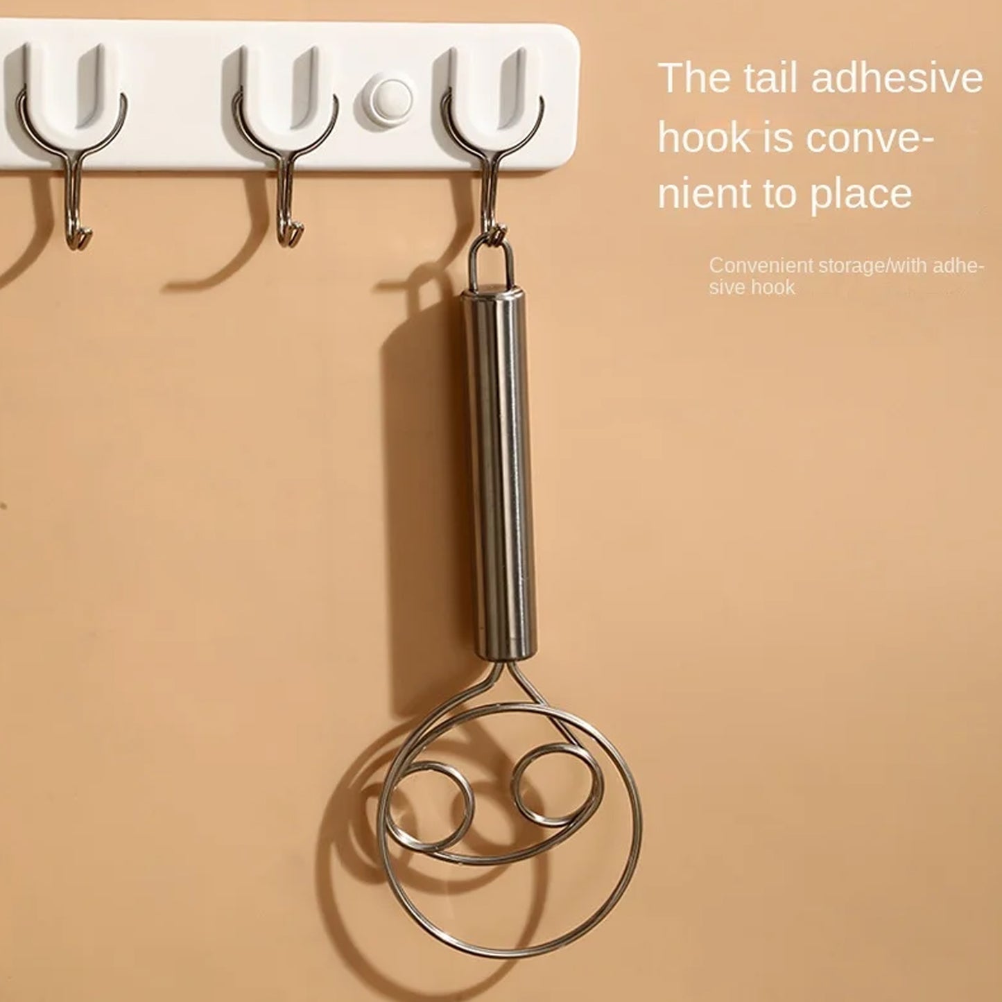 5484 Dough Whisk Premium Stainless Steel Dutch Whisk Dough Hand Mixer Artisan Blender For Egg Bread Cake Pastry Pizza Dough - Perfect Baking Tools Whisking Tirring Kitchen Tools (1 Pc) - Zidbik