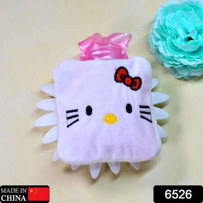 Hello Kitty Hot Water Bag 6526 - White Cover for Pain Relief Neck, Shoulder, Hand, Feet & Menstrual Cramps