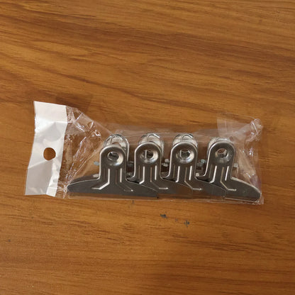Heavy Duty Metal Paper Clamp Clips (4 Pc) - Zidbik