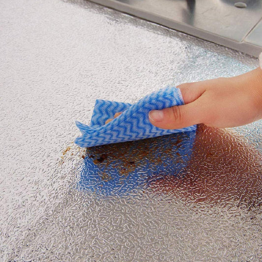 Self-adhesive Kitchen Back Splash Wallpaper Aluminum Foil Wall Paper (60200 Cm) - Zidbik