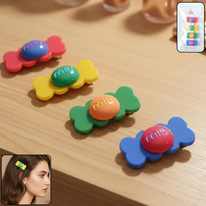 Cute Candy Shape Colorful Hair Clips - Zidbik