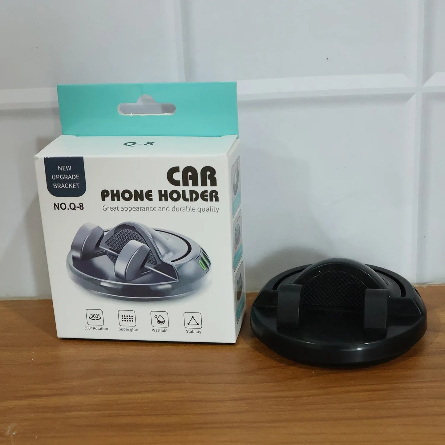 360 Rotating Anti-slip Car Dashboard Mobile Phone Holder (1 Pc) - Zidbik