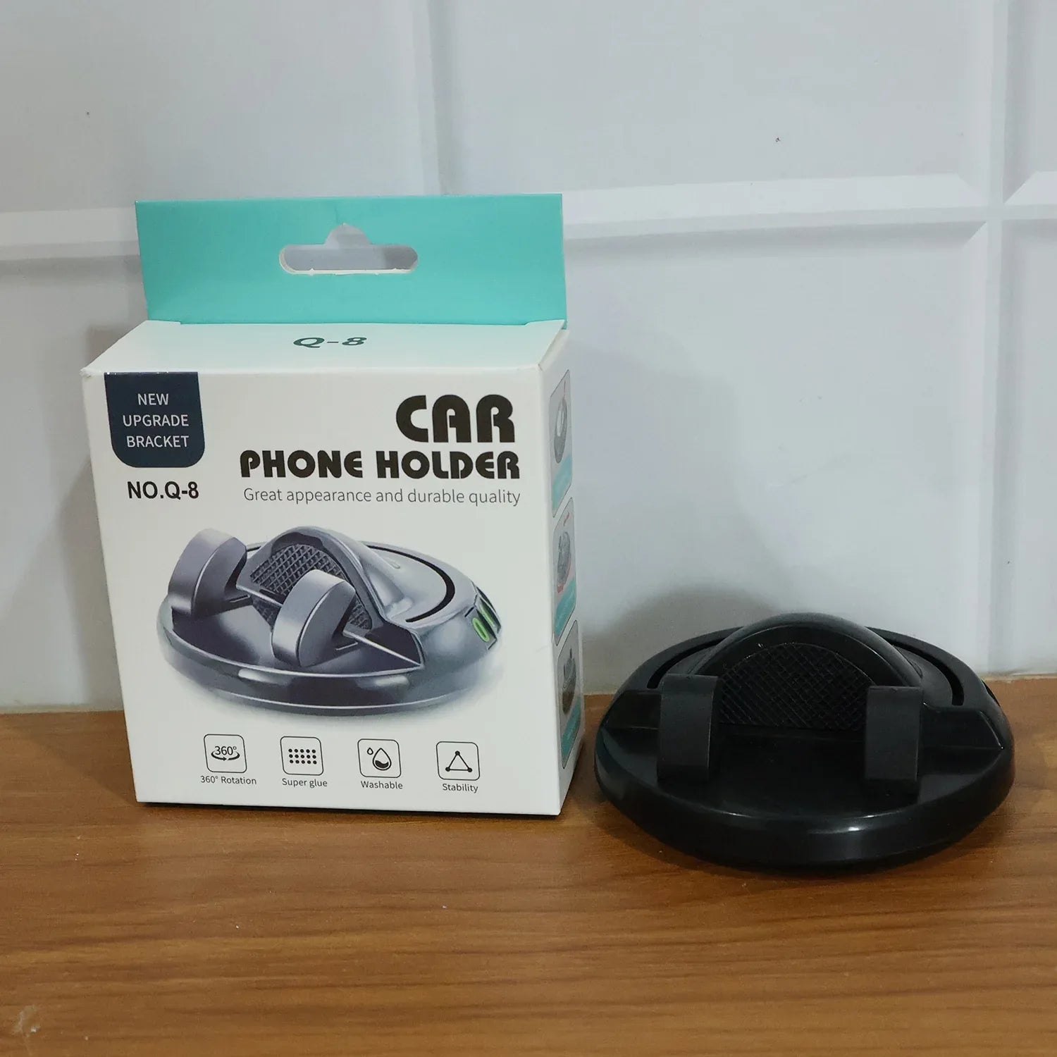 360 Rotating Anti-slip Car Dashboard Mobile Phone Holder (1 Pc) - Zidbik