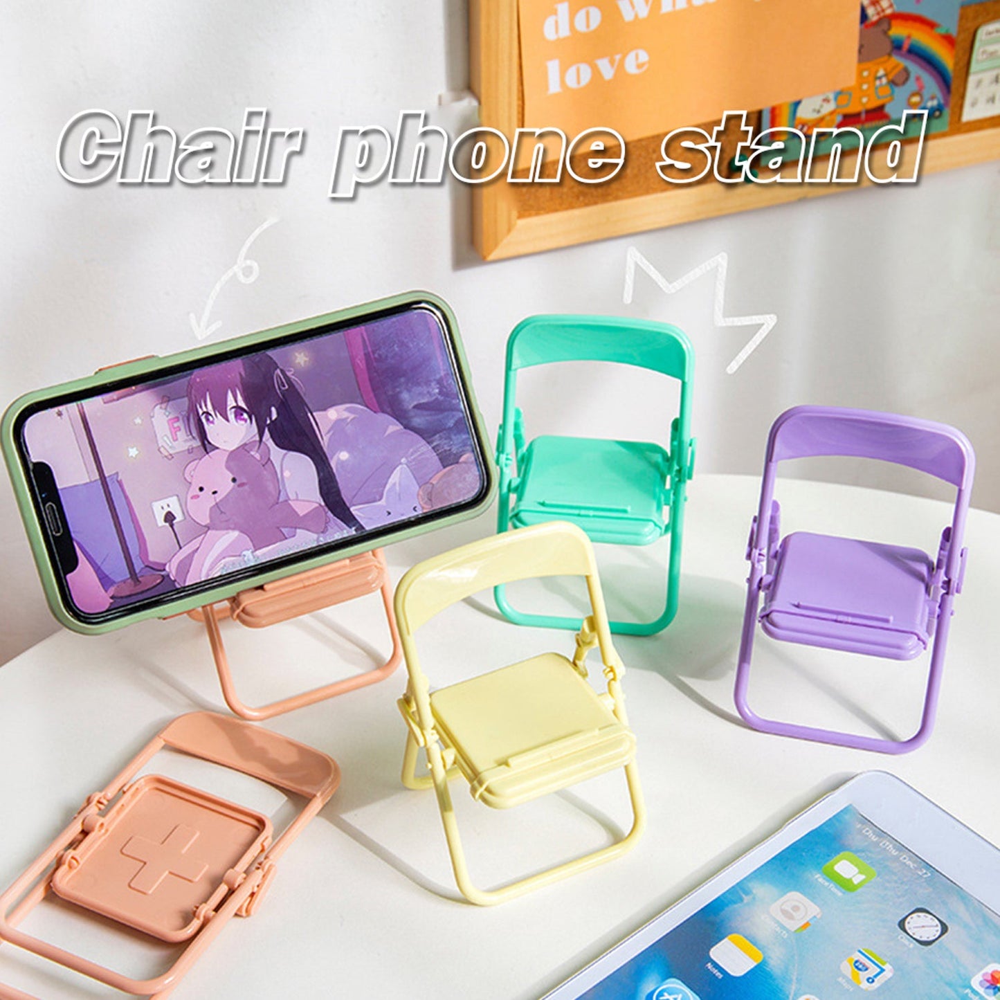 4797 1 Pc Chair Mobile Stand Used In All Kinds Of Household And Official Purposes As A Stand And Holder For Mobiles And Smartphones Etc. - Zidbik