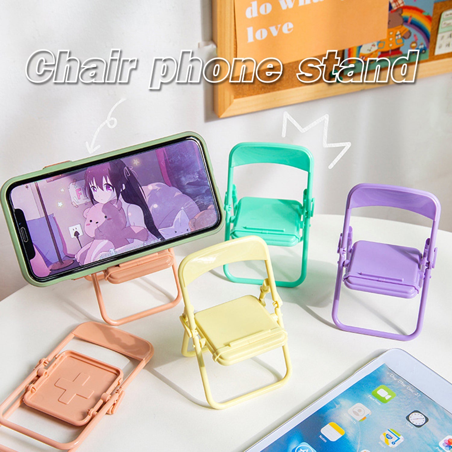 4797 1 Pc Chair Mobile Stand Used In All Kinds Of Household And Official Purposes As A Stand And Holder For Mobiles And Smartphones Etc. - Zidbik
