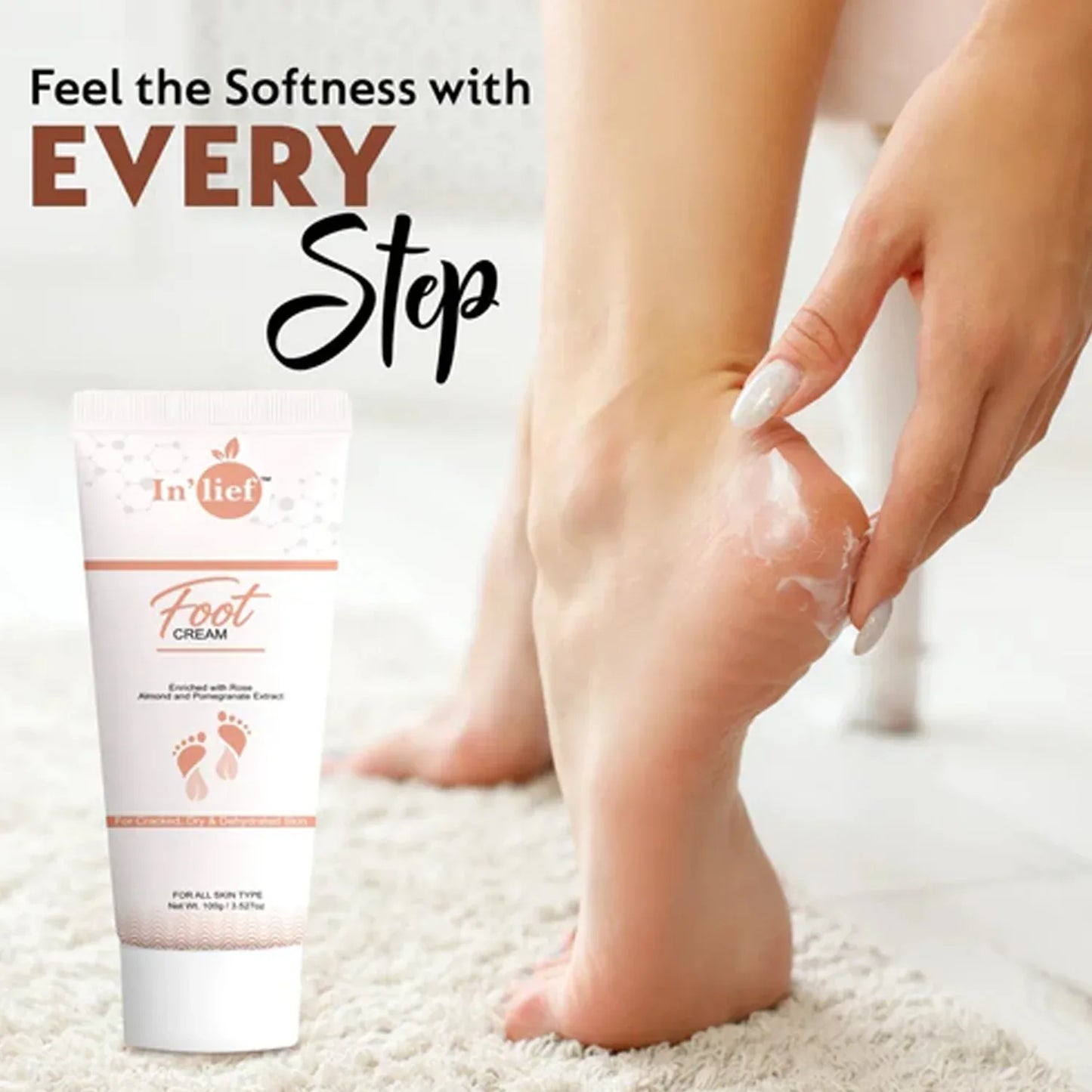 Deep Nourishing Foot Care Cream ( 100gm) - Zidbik
