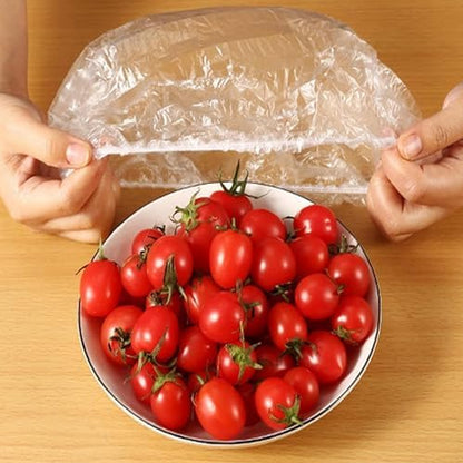 Disposable Elastic Food Storage Covers Bag (100 Pcs Set  Small) - Zidbik