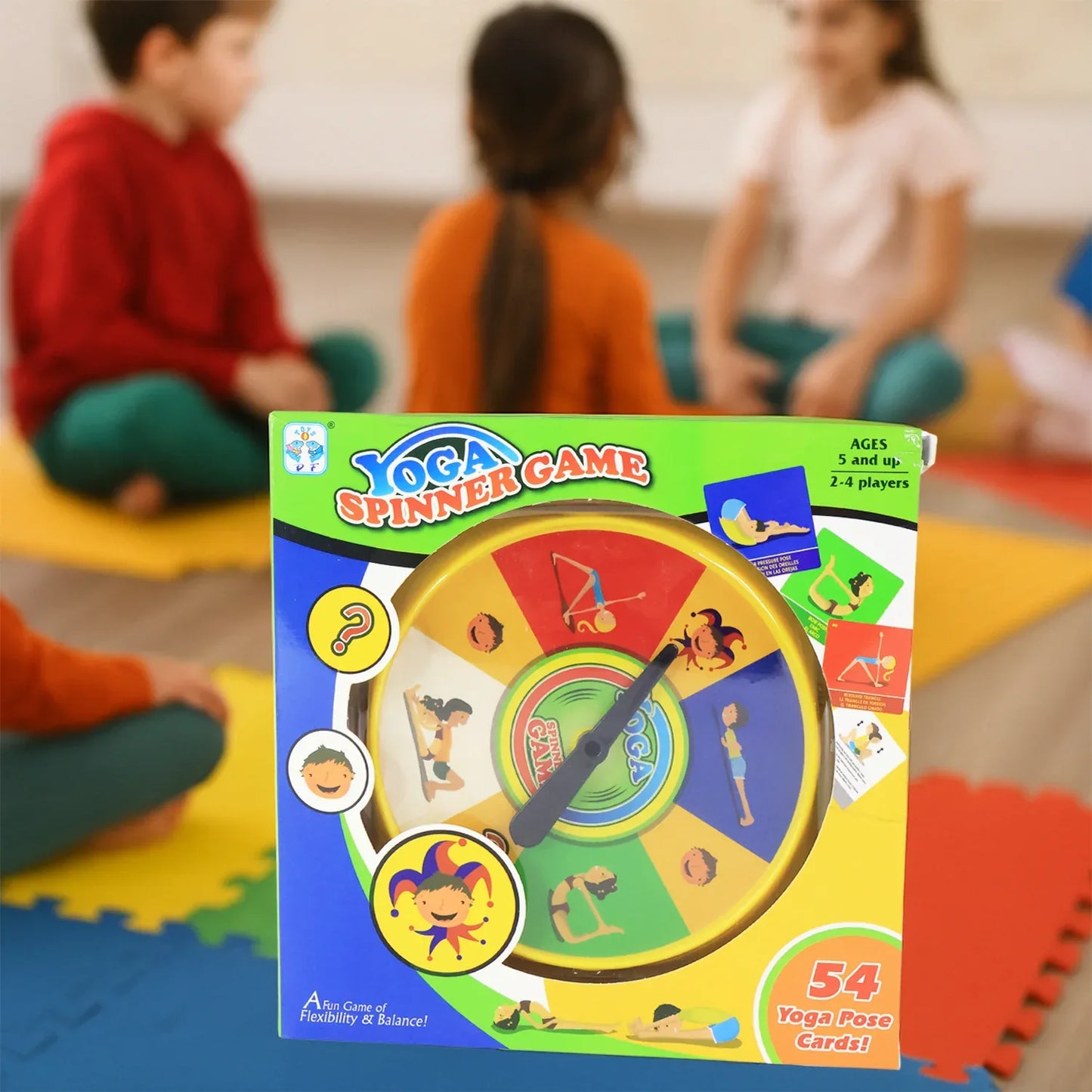Yoga Spinner Game For Kids And Adults Set - Zidbik